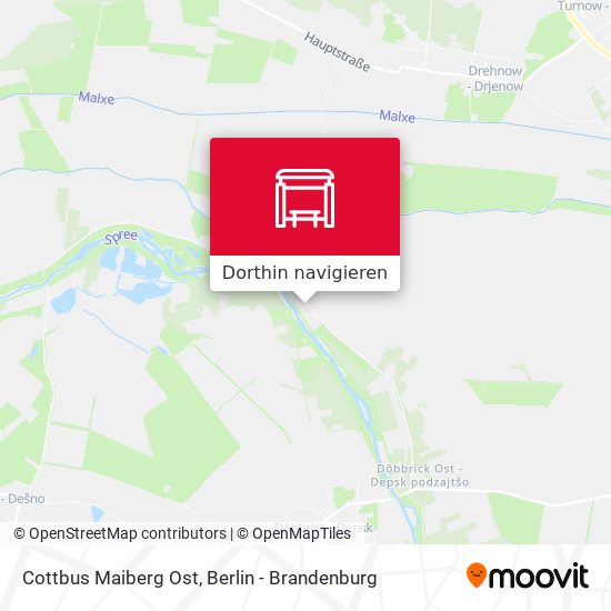 Cottbus Maiberg Ost Karte