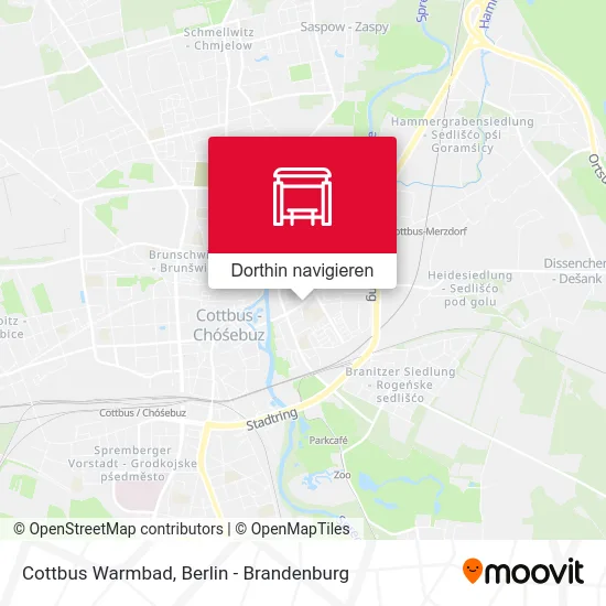 Cottbus Warmbad Karte