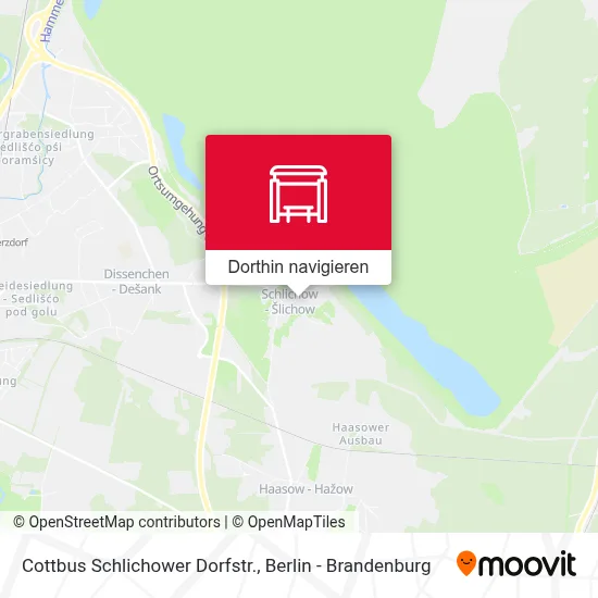 Cottbus Schlichower Dorfstr. Karte
