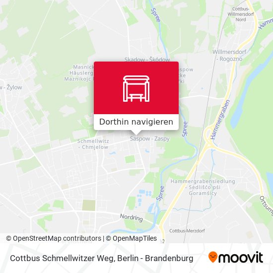 Cottbus Schmellwitzer Weg Karte