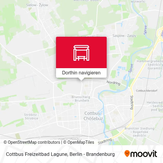 Cottbus Freizeitbad Lagune Karte