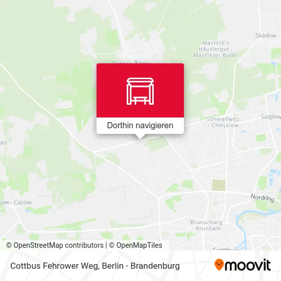 Cottbus Fehrower Weg Karte