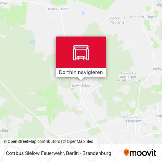 Cottbus Sielow Feuerwehr Karte
