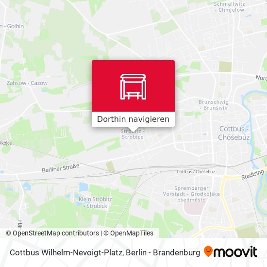 Cottbus Wilhelm-Nevoigt-Platz Karte