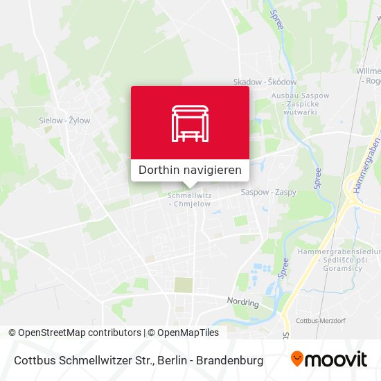 Cottbus Schmellwitzer Str. Karte