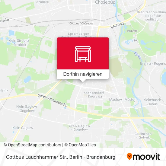 Cottbus Lauchhammer Str. Karte