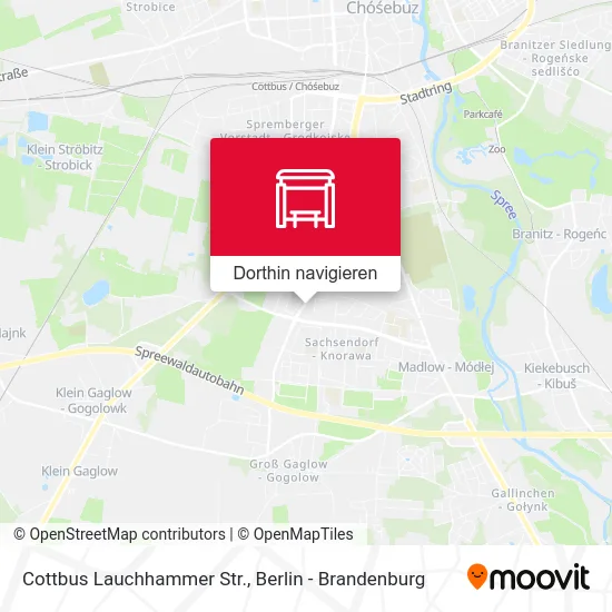 Cottbus Lauchhammer Str. Karte