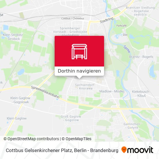 Cottbus Gelsenkirchener Platz Karte