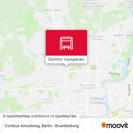 Cottbus Amselweg Karte