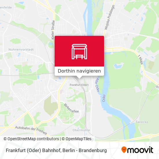 Frankfurt (Oder) Bahnhof Karte
