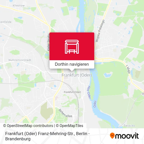 Frankfurt (Oder) Franz-Mehring-Str. Karte