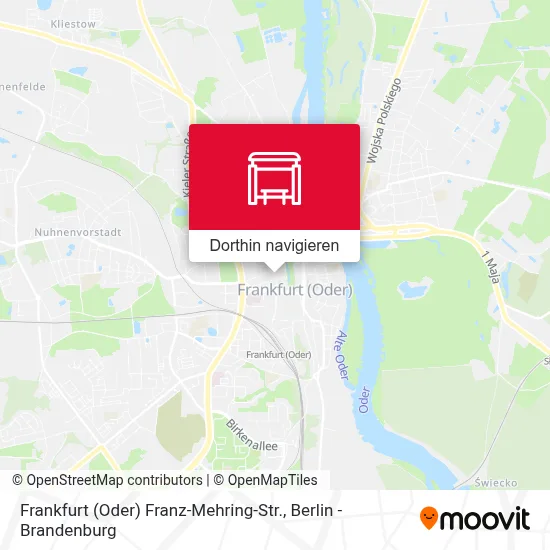 Frankfurt (Oder) Franz-Mehring-Str. Karte