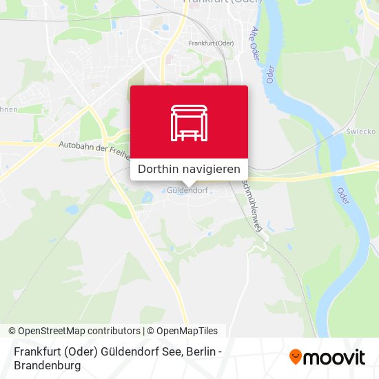 Frankfurt (Oder) Güldendorf See Karte