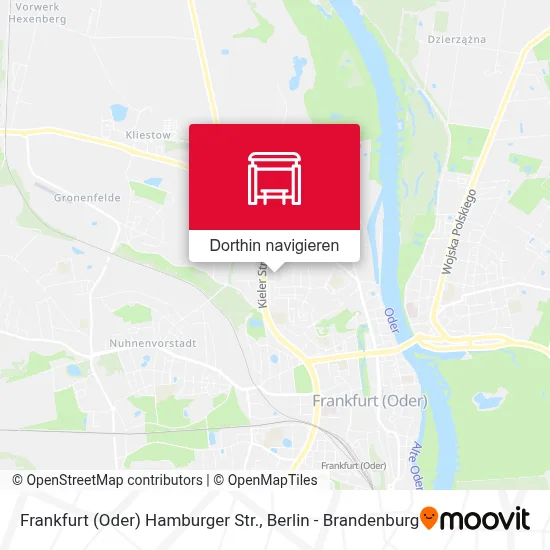 Frankfurt (Oder) Hamburger Str. Karte