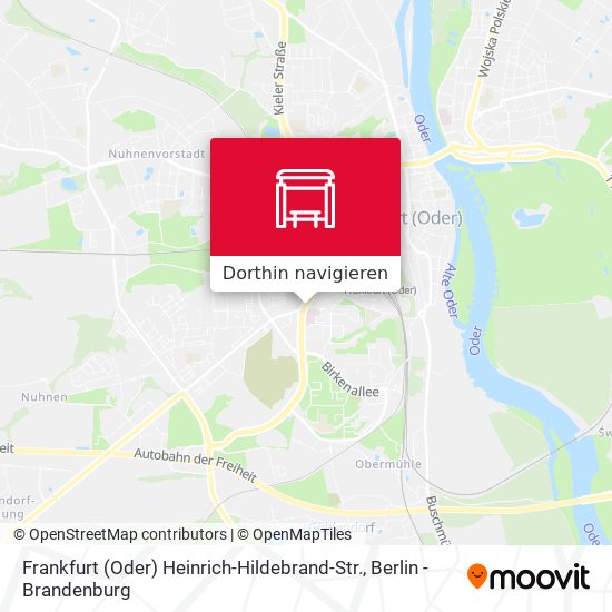 Frankfurt (Oder) Heinrich-Hildebrand-Str. Karte