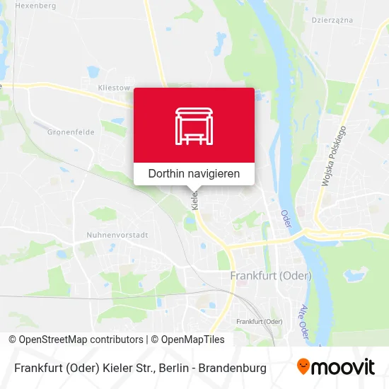 Frankfurt (Oder) Kieler Str. Karte