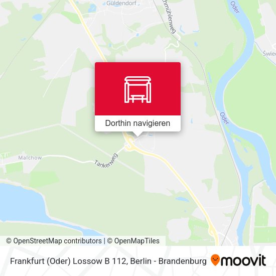 Frankfurt (Oder) Lossow B 112 Karte
