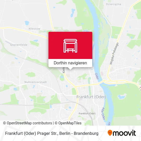 Frankfurt (Oder) Prager Str. Karte