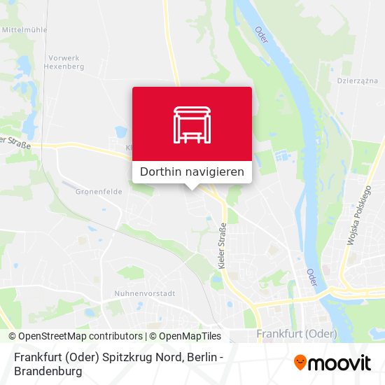 Frankfurt (Oder) Spitzkrug Nord Karte