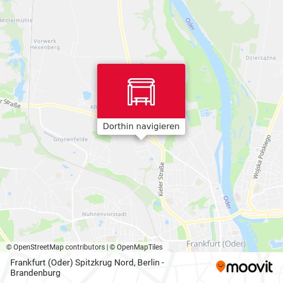Frankfurt (Oder) Spitzkrug Nord Karte