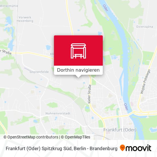 Frankfurt (Oder) Spitzkrug Süd Karte