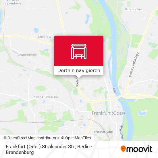 Frankfurt (Oder) Stralsunder Str. Karte