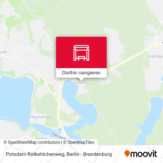 Potsdam Rotkehlchenweg Karte