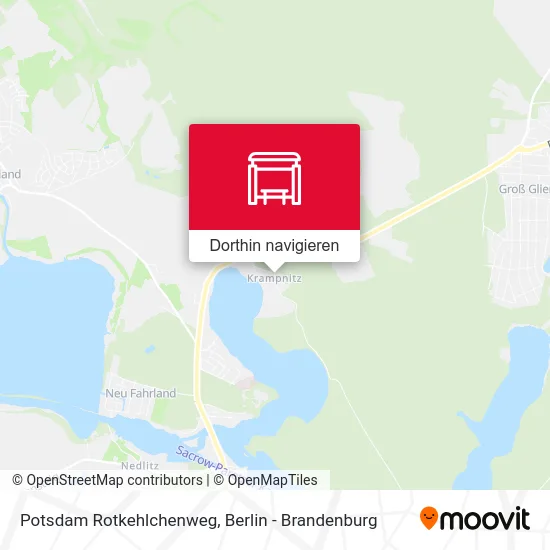Potsdam Rotkehlchenweg Karte