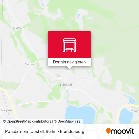 Potsdam am Upstall Karte