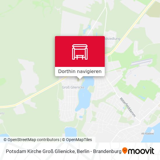 Potsdam Kirche Groß Glienicke Karte