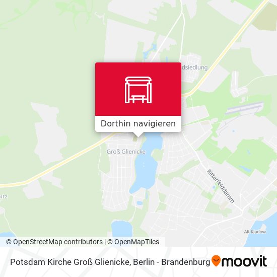 Potsdam Kirche Groß Glienicke Karte