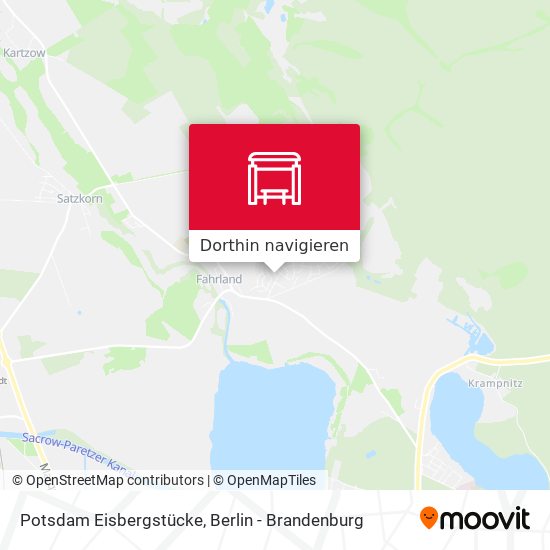 Potsdam Eisbergstücke Karte