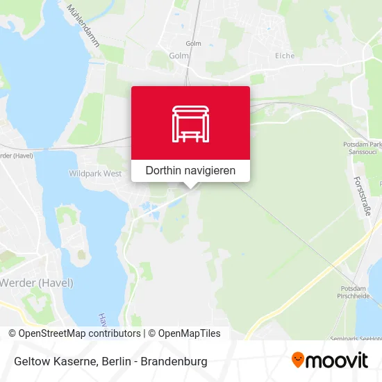 Geltow Kaserne Karte