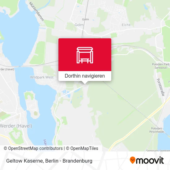 Geltow Kaserne Karte
