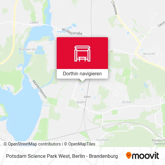 Potsdam Science Park West Karte
