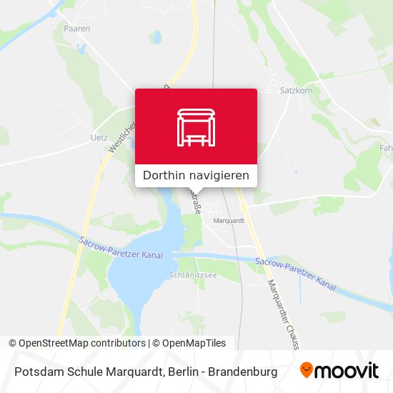 Potsdam Schule Marquardt Karte