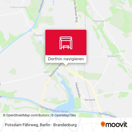 Potsdam Fährweg Karte