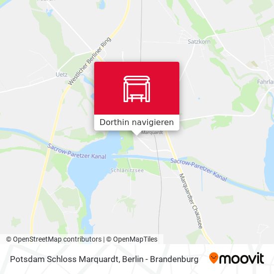Potsdam Schloss Marquardt Karte