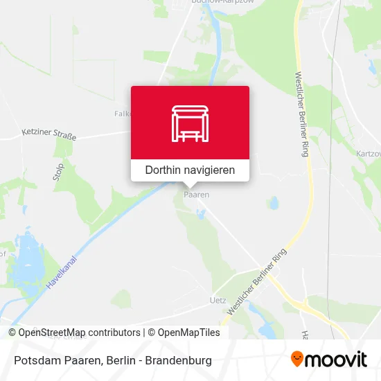 Potsdam Paaren Karte