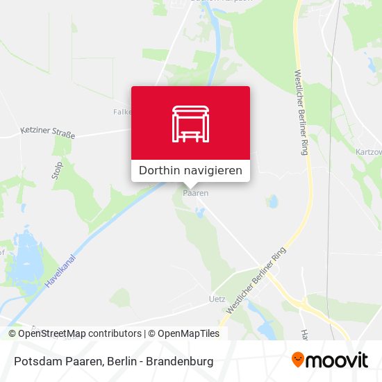 Potsdam Paaren Karte