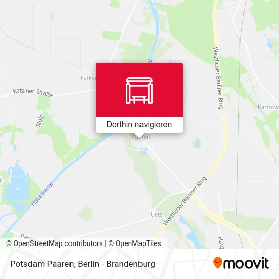 Potsdam Paaren Karte