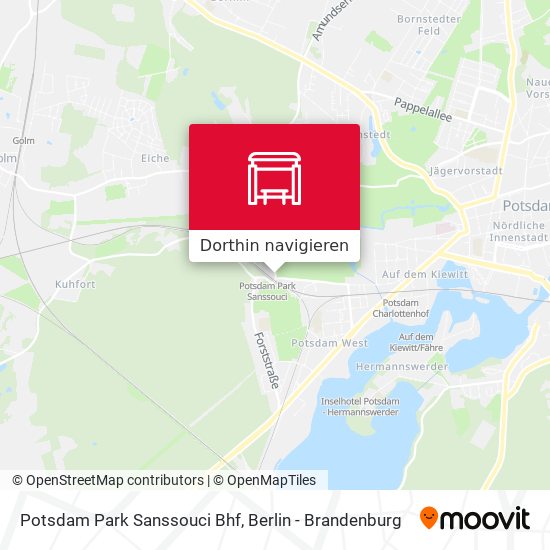 Potsdam Park Sanssouci Bhf Karte