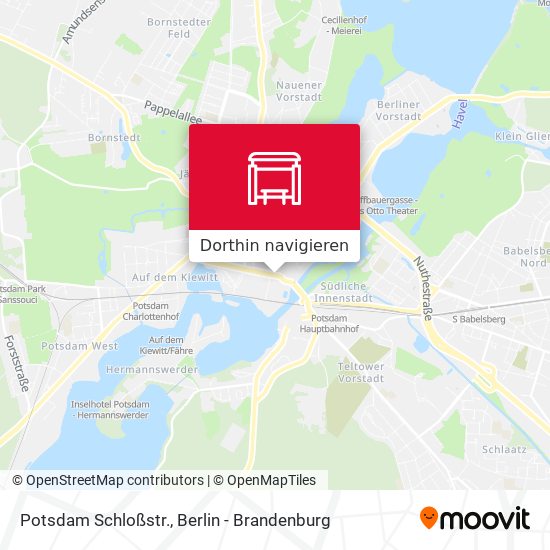 Potsdam Schloßstr. Karte