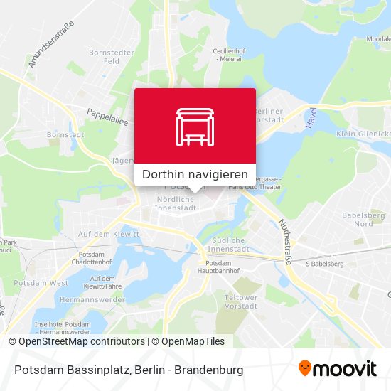 Potsdam Bassinplatz Karte