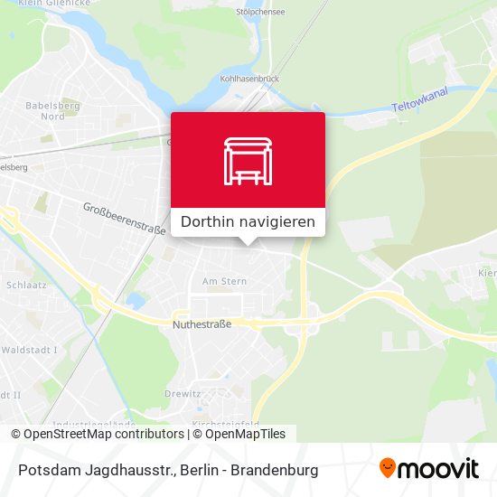 Potsdam Jagdhausstr. Karte