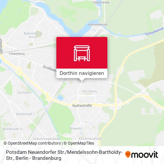 Potsdam Neuendorfer Str. / Mendelssohn-Bartholdy-Str. Karte