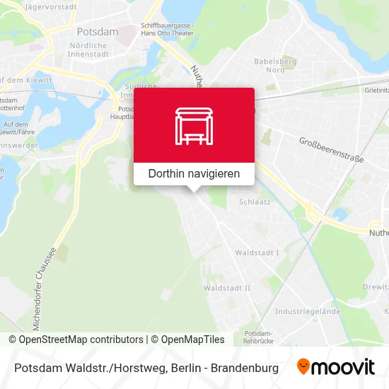 Potsdam Waldstr./Horstweg Karte