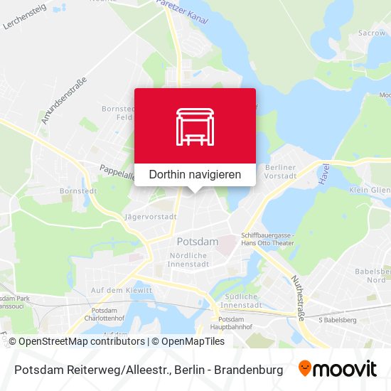 Potsdam Reiterweg/Alleestr. Karte