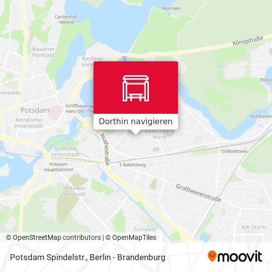 Potsdam Spindelstr. Karte