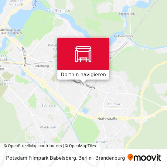 Potsdam Filmpark Babelsberg Karte